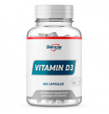 GeneticLab Vitamin D3 600 IU 360 капсул
