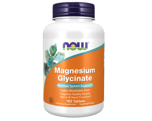 NOW Magnesium Glycinate 180 таблеток