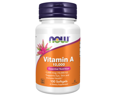 NOW Vitamin A 10000 IU 100 капсул