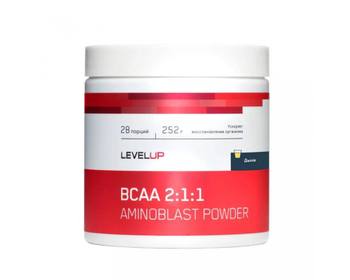 Level Up Aminoblast BCAA Powder 252 г, Гуарана