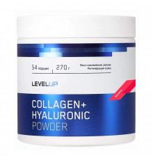 Level Up Collagen +Hyaluronic Powder 270 г, Малина