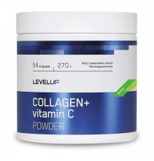 Level Up Collagen +Vit C Powder 270 г, Апельсин