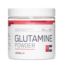 Level Up Glutamine Powder 240 г, Малина
