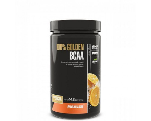 БЦАА Maxler 100% Golden BCAA 420 г, Апельсин