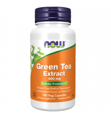 NOW Green Tea Extract 400 мг, 100 капсул