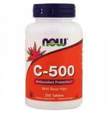 NOW Vitamin C-500 RH 250 таблеток
