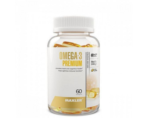 Maxler Omega-3 Premium 60 капсул