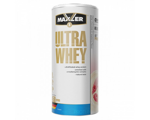 Maxler Ultra Whey 450 г, Белый шоколад-Малина