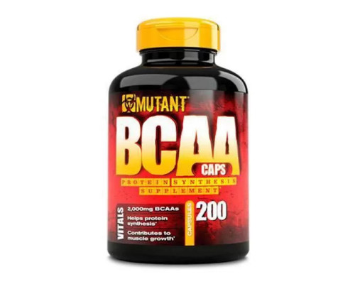 БЦАА Mutant BCAA Caps, 200 капсул