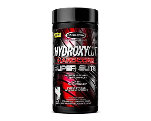 Жиросжигатель MuscleTech Hydroxycut Hardcore Super Elite, 100 капсул