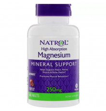 Natrol Magnesium High Absorption 250 мг 60 капсул