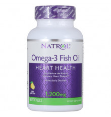 Natrol Omega-3 Fish Oil 1200 мг 60 капсул