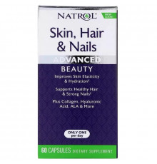 Natrol Skin, Hair & Hails 60 капсул