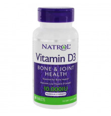 Natrol Vitamin D3 10000 IU Maximum Strength 60 таблеток