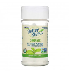 NOW Better Stevia Organic Extract Powder 28 г