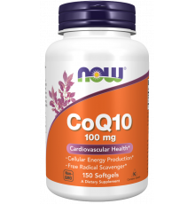 NOW CoQ10 100 мг, 150 капсул