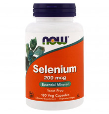 NOW Selenium 200 мкг 180 капсул