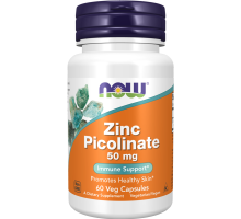 NOW Zinc Picolinate 50 мг, 60 капсул