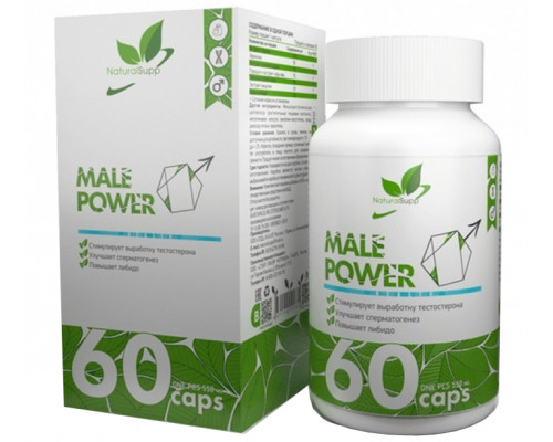 NaturalSupp Male Power Liver Support 60 капсул
