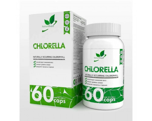 NaturalSupp Chlorella 600 мг 60 капсул