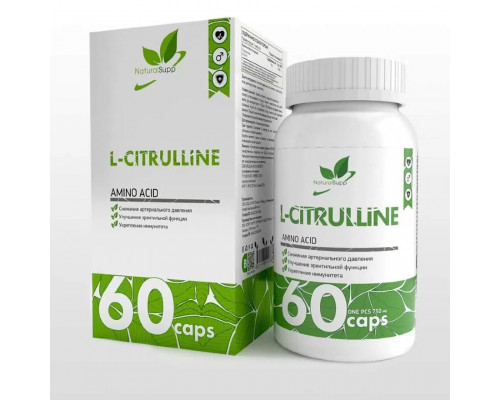 NaturalSupp L-Citrulline 750 мг 60 капсул