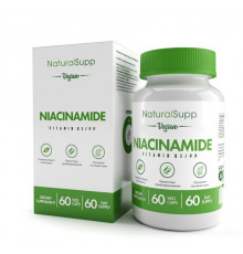 NaturalSupp Niacinamide Vitamin B3 60 капсул