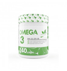 NaturalSupp Omega 3 EPA180 DHA120 240 капсул