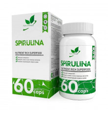 NaturalSupp Spirulina 750 мг 60 капсул