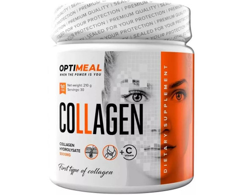 OptiMeal Collagen 210 г, Вишня