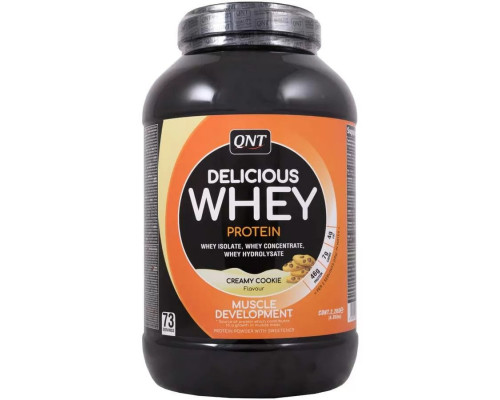 Сывороточный протеин QNT Delicious Whey Protein 2200 г, Ваниль