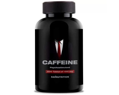 RAVNUTRITION Caffeine 100 мг 200 таблеток