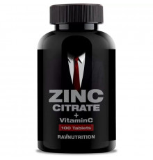 RAVNUTRITION Zinc Citrate+ Vitamin C 100 таблеток
