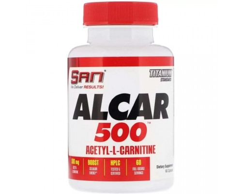 Л-Карнитин SAN Alcar 500 мг, 60 капсул