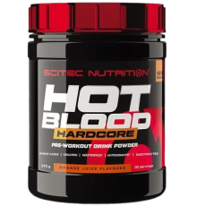 Scitec Nutrition Hot Blood Hardcore 375 г, Orange Juice