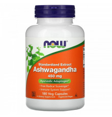 NOW Ashwagandha Extract 450 мг 180 капсул