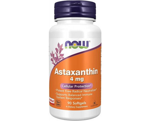 NOW Astaxanthin 4 мг 90 капсул