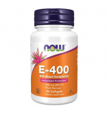 NOW E-400 with Mixed Tocopherols 50 капсул