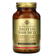 Solgar Biotin 5000 мкг 100 капсул