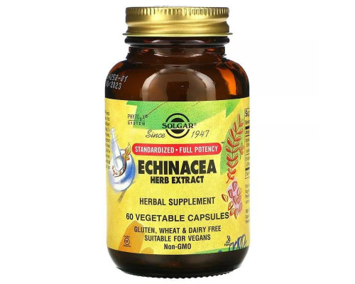 Экстракт эхинацеи Solgar Echinacea Herb Extrac 60 капсул