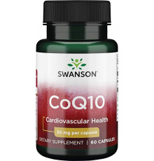 Swanson CoQ10 30 мг 60 капсул
