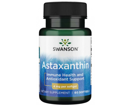 Swanson Hi Pot Astaxanthin 4 mg 60 caps