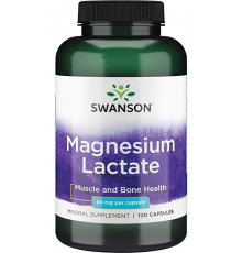 Swanson Magnesium Lactate 84mg 120 капсул