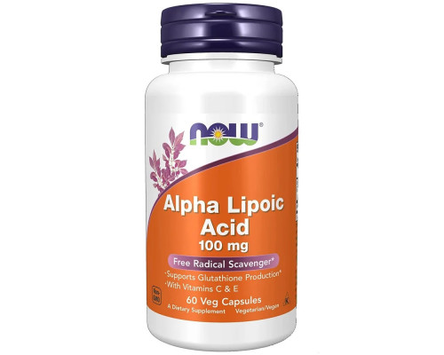 NOW Alpha Lipoic Acid 100 мг 60 капсул