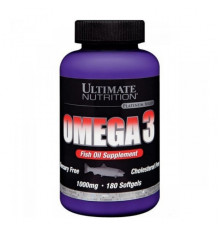 Ultimate Nutrition Omega 3 1000 мг 180 капсул