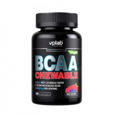 Vplab BCAA Chewable 120 таблеток, Красная ягода