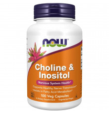 NOW Choline & Inositol 500 мг 100 капсул