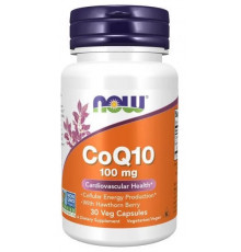 NOW CoQ10 100 мг, 30 капсул