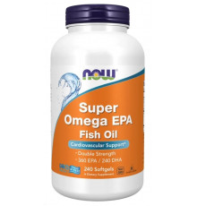 NOW Super Omega EPA 1200 мг 240 капсул