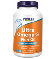 NOW Ultra Omega-3 500 EPA\250 DHA, 180 капсул