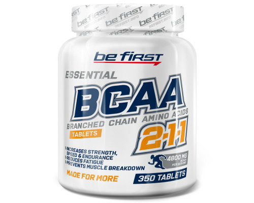 БЦАА Be First BCAA Tablets, 350 таблеток